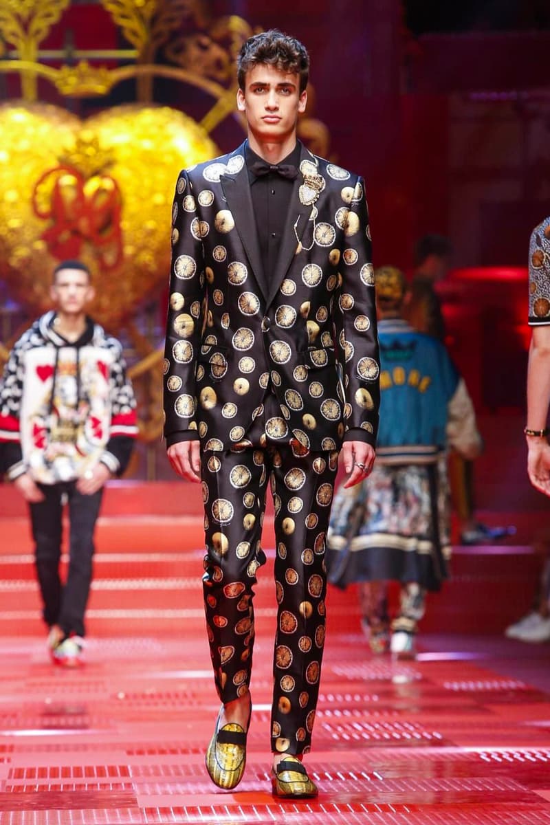 Dolce & Gabbana Spring Summer 2018 Collection Milan Fashion Week Men's