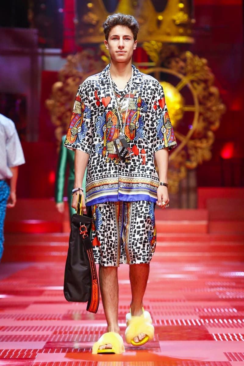 Dolce & Gabbana Spring Summer 2018 Collection Milan Fashion Week Men's