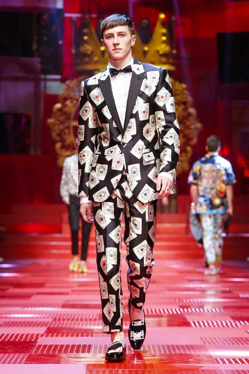 Dolce & Gabbana Spring Summer 2018 Collection Milan Fashion Week Men's