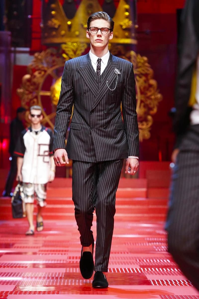 Dolce & Gabbana Spring Summer 2018 Collection Milan Fashion Week Men's