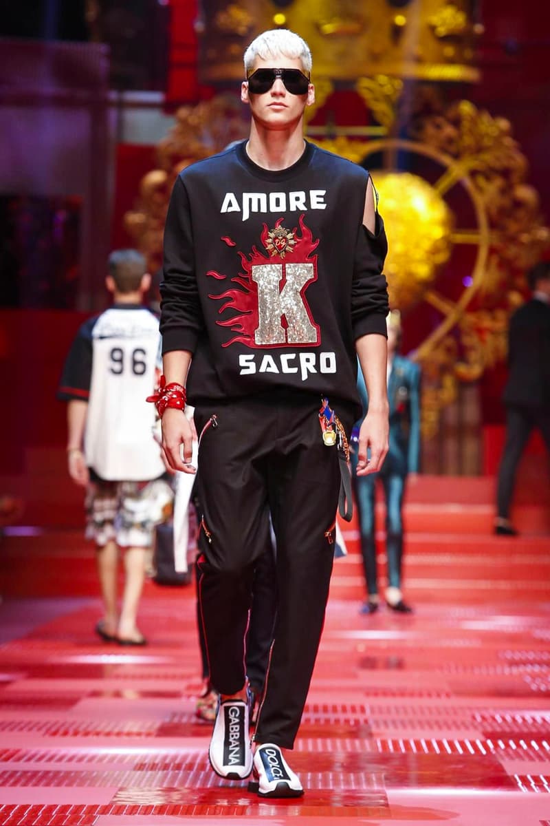 Dolce & Gabbana Spring Summer 2018 Collection Milan Fashion Week Men's