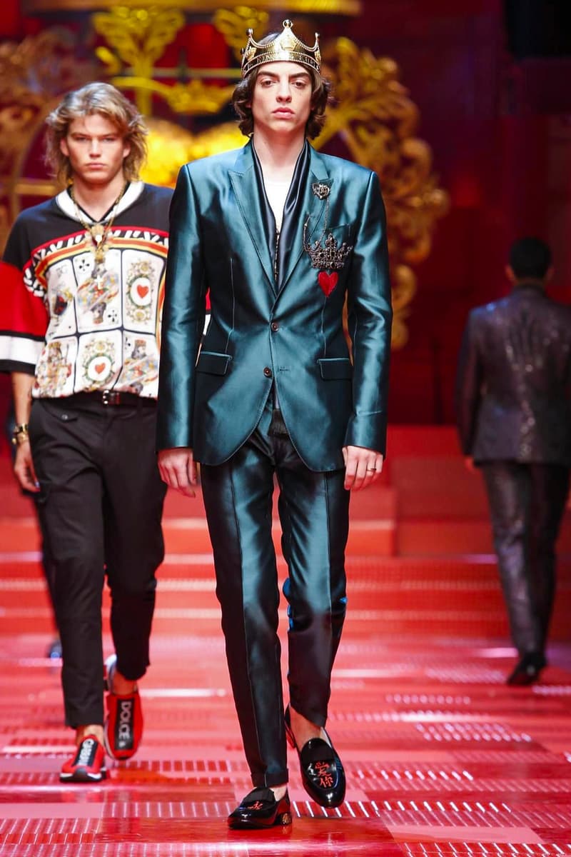 Dolce & Gabbana Spring Summer 2018 Collection Milan Fashion Week Men's