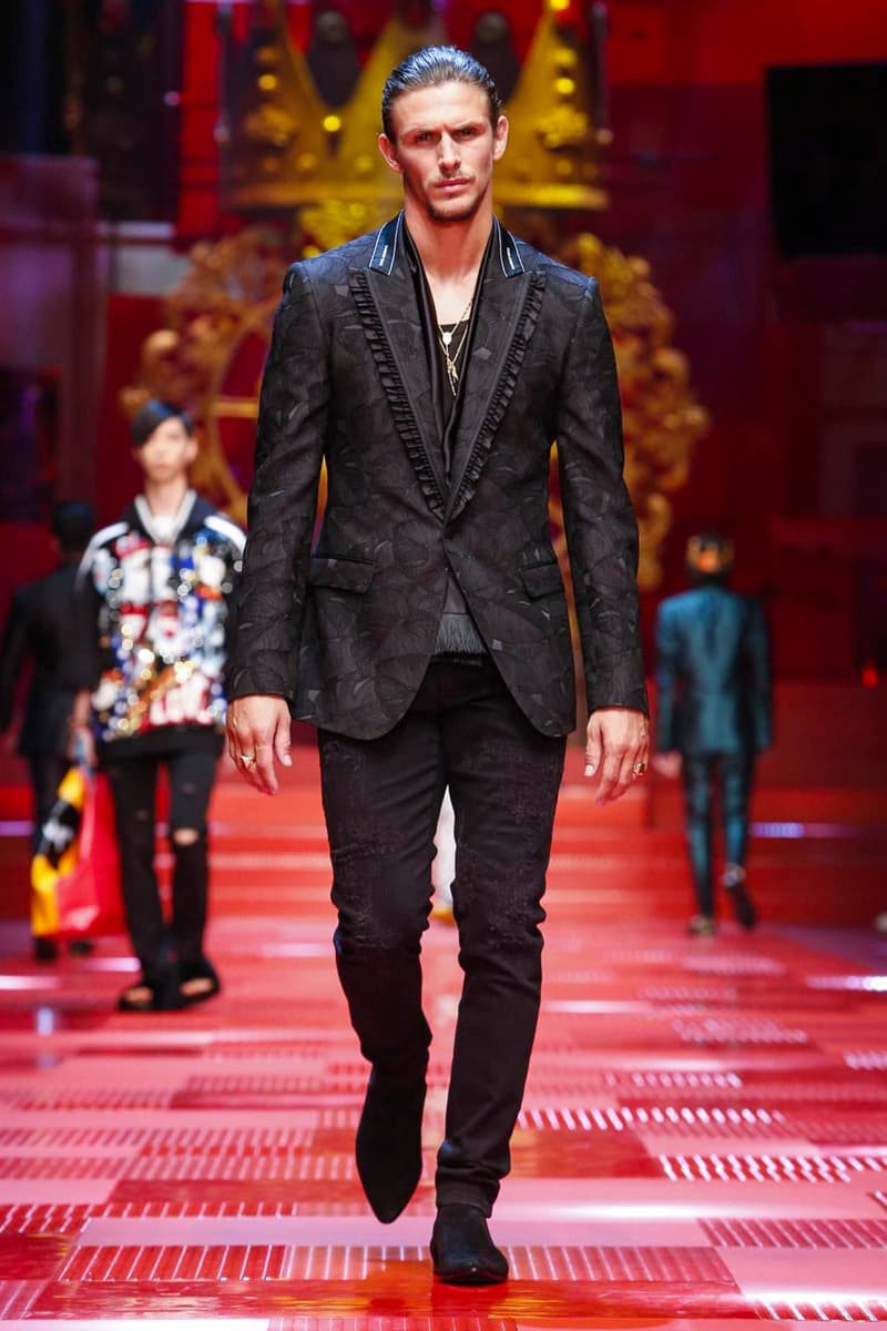 Dolce & Gabbana Spring Summer 2018 Collection Milan Fashion Week Men's