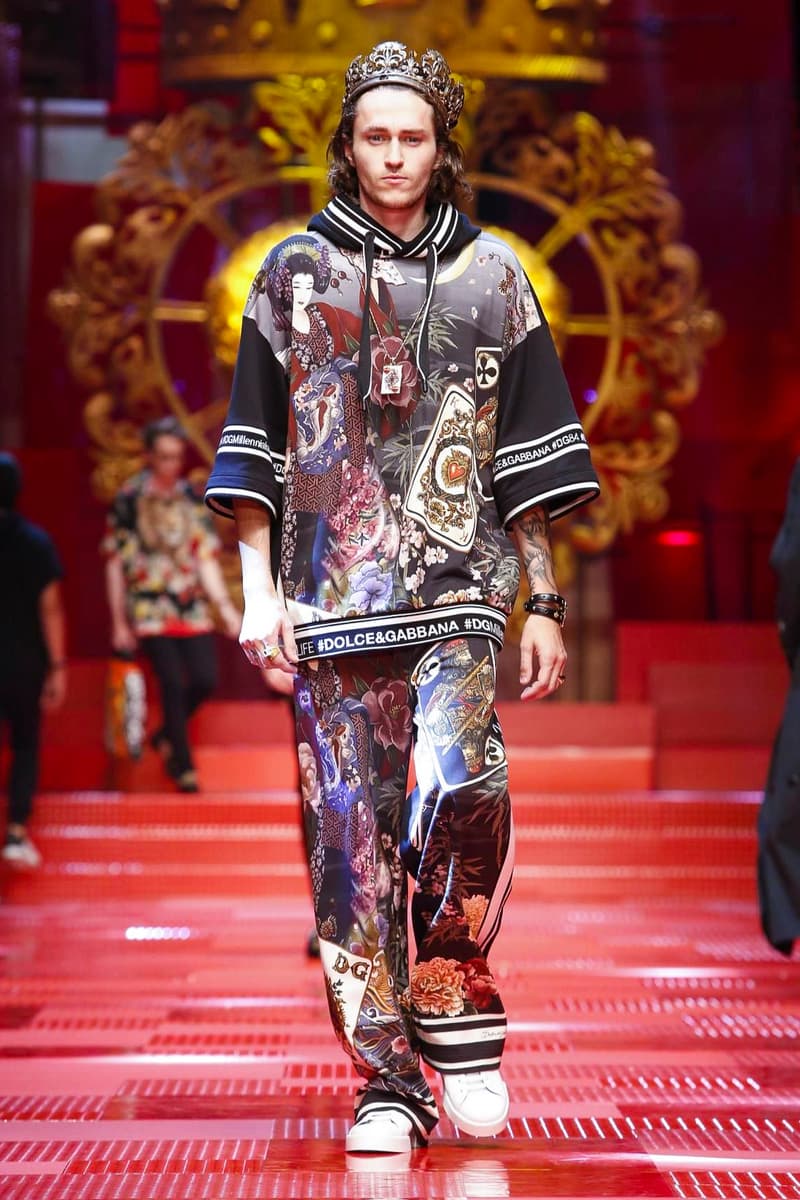 Dolce & Gabbana Spring Summer 2018 Collection Milan Fashion Week Men's