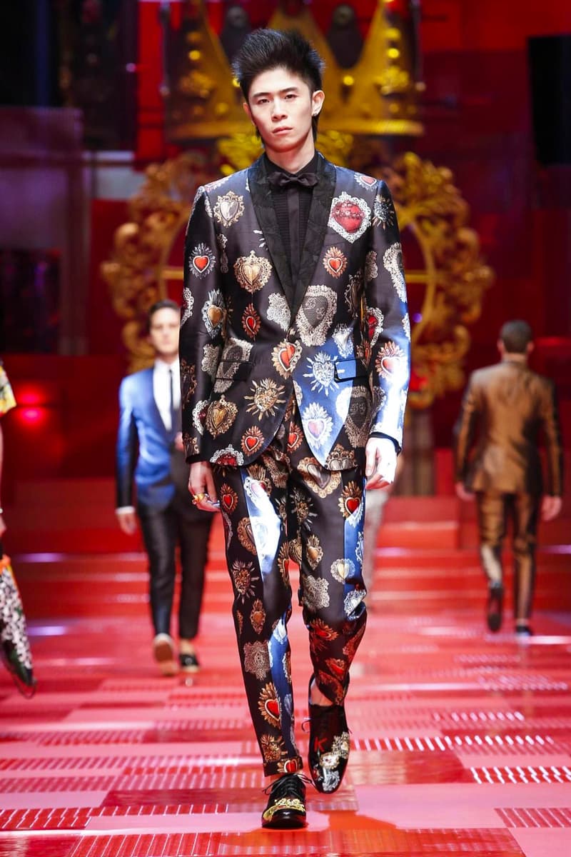 Dolce & Gabbana Spring Summer 2018 Collection Milan Fashion Week Men's