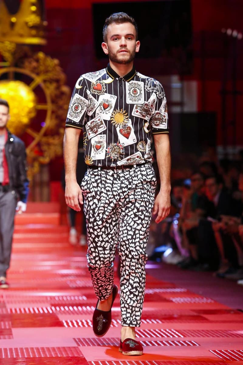 Dolce & Gabbana Spring Summer 2018 Collection Milan Fashion Week Men's