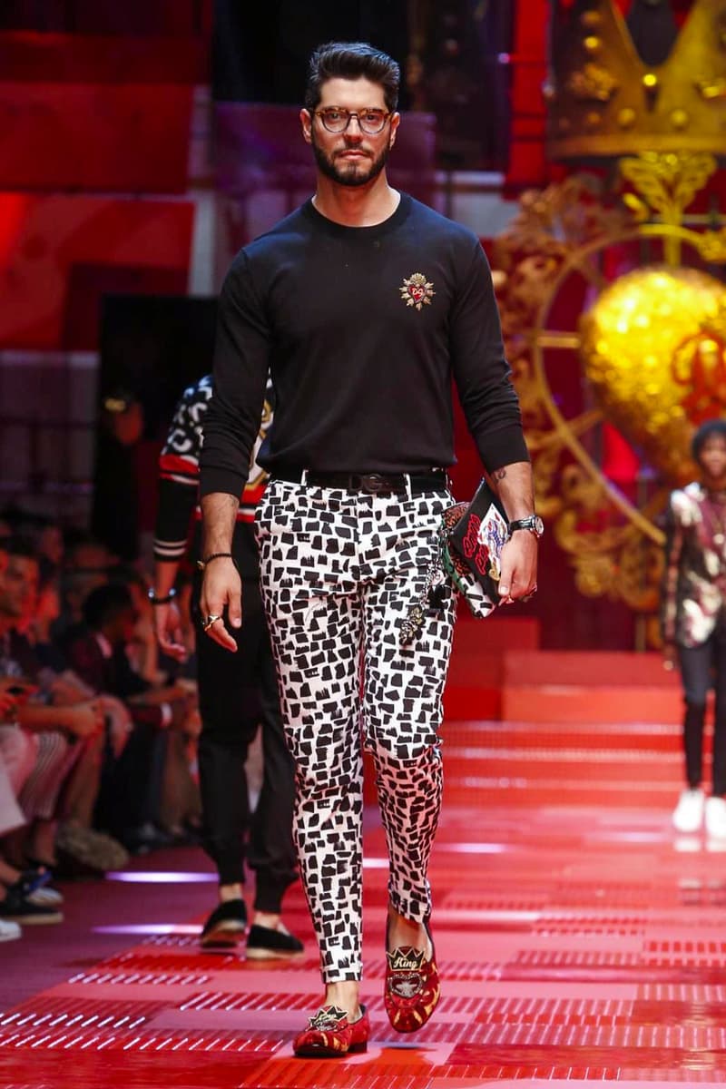 Dolce & Gabbana Spring Summer 2018 Collection Milan Fashion Week Men's