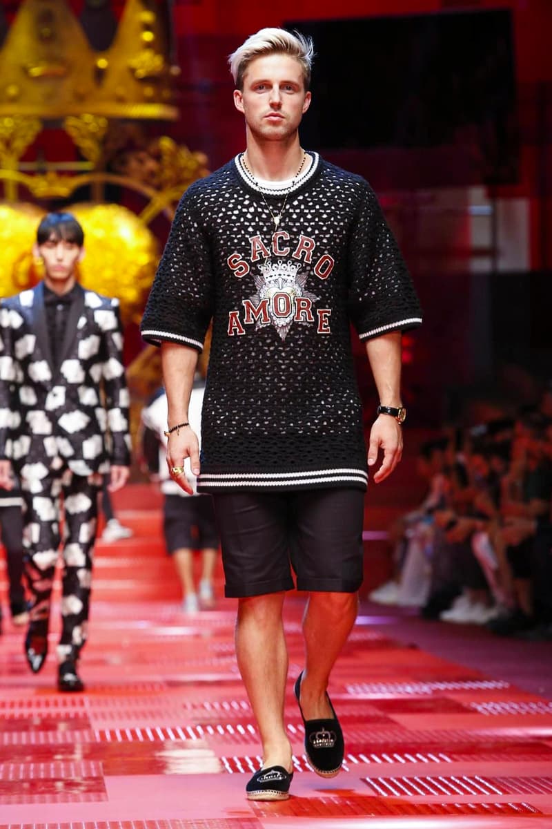 Dolce & Gabbana Spring Summer 2018 Collection Milan Fashion Week Men's