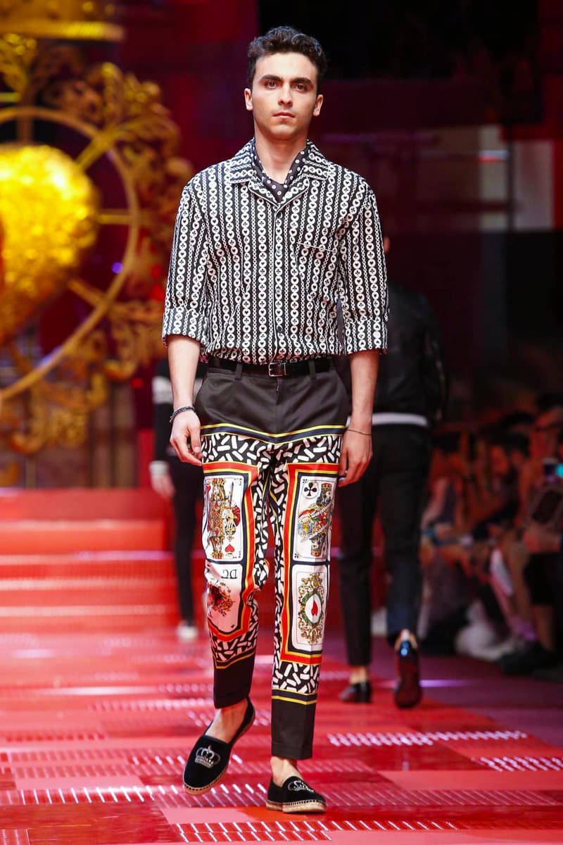 Dolce & Gabbana Spring Summer 2018 Collection Milan Fashion Week Men's