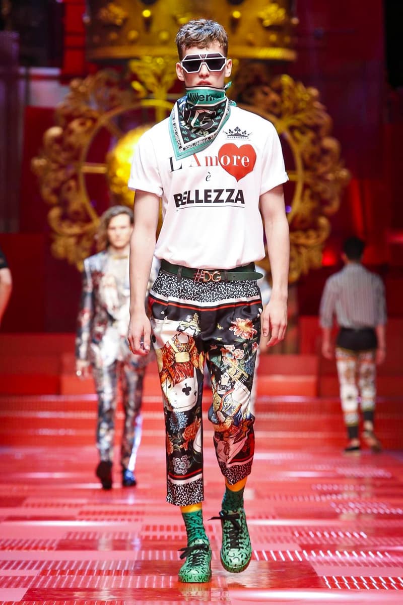 Dolce & Gabbana Spring Summer 2018 Collection Milan Fashion Week Men's