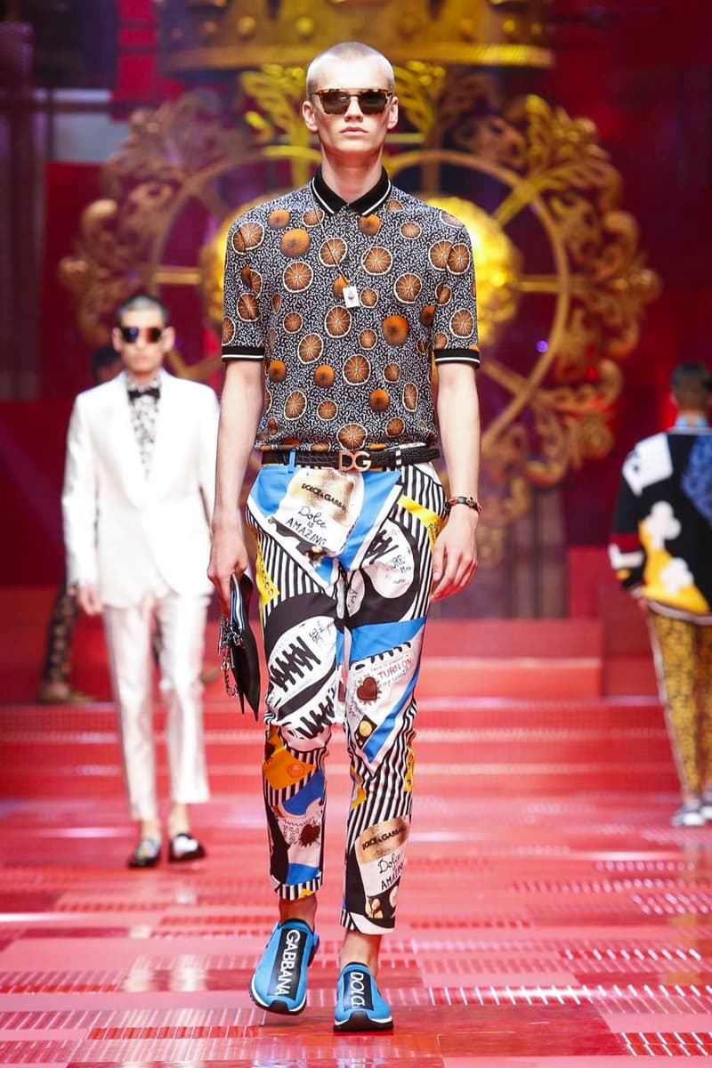 Dolce & Gabbana Spring Summer 2018 Collection Milan Fashion Week Men's