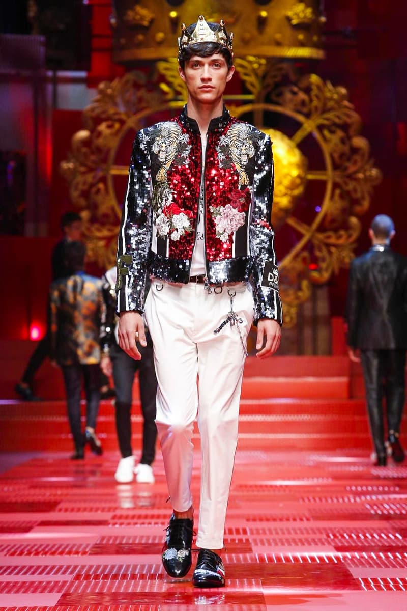 Dolce & Gabbana Spring Summer 2018 Collection Milan Fashion Week Men's