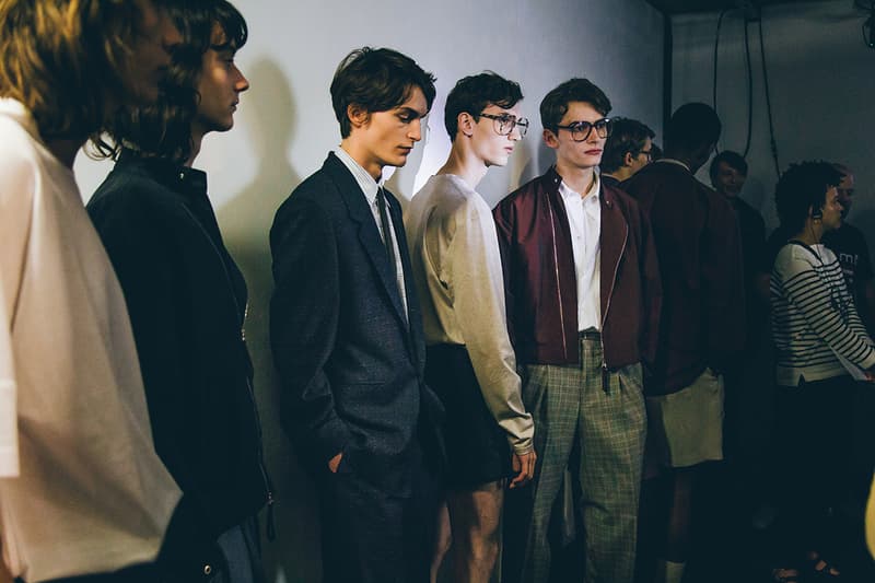 E. Tautz London Fashion Week Men's Backstage 2018 Spring Summer