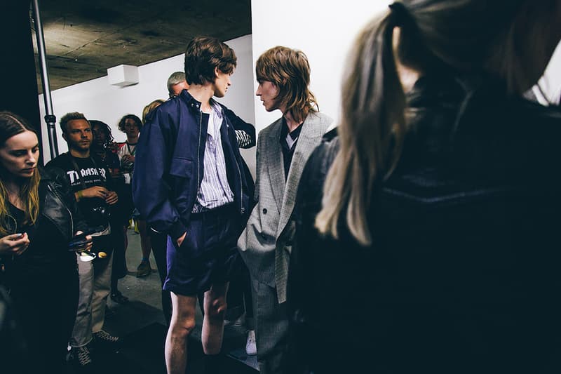 E. Tautz London Fashion Week Men's Backstage 2018 Spring Summer