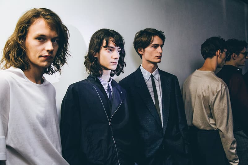 E. Tautz London Fashion Week Men's Backstage 2018 Spring Summer