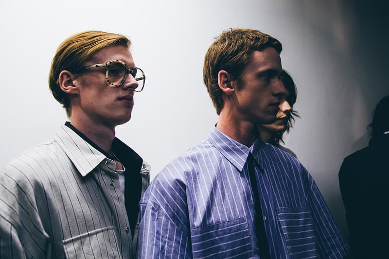 E. Tautz London Fashion Week Men's Backstage 2018 Spring Summer