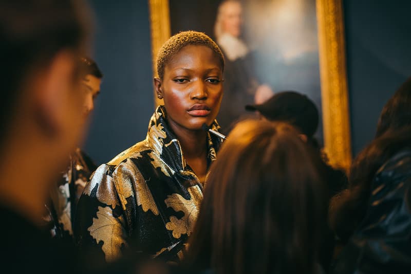 Edward Crutchley London Fashion Week Men's Backstage Images