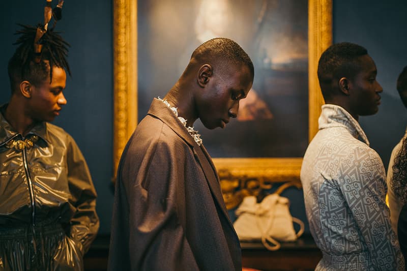 Edward Crutchley London Fashion Week Men's Backstage Images