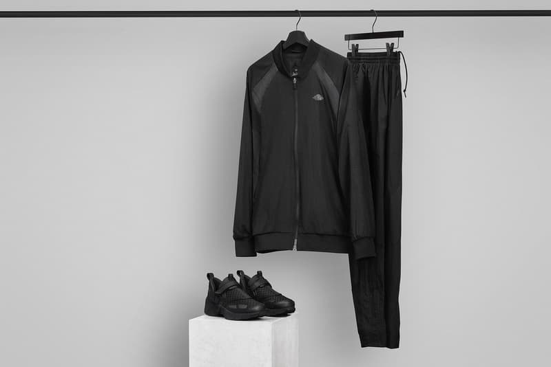 Jordan Brand 2017 Fall Collection Tech Fleece Hoodie Bomber Jacket Black White