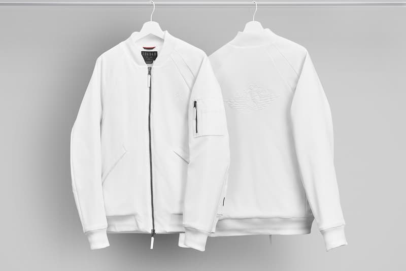 Jordan Brand 2017 Fall Collection Tech Fleece Hoodie Bomber Jacket Black White