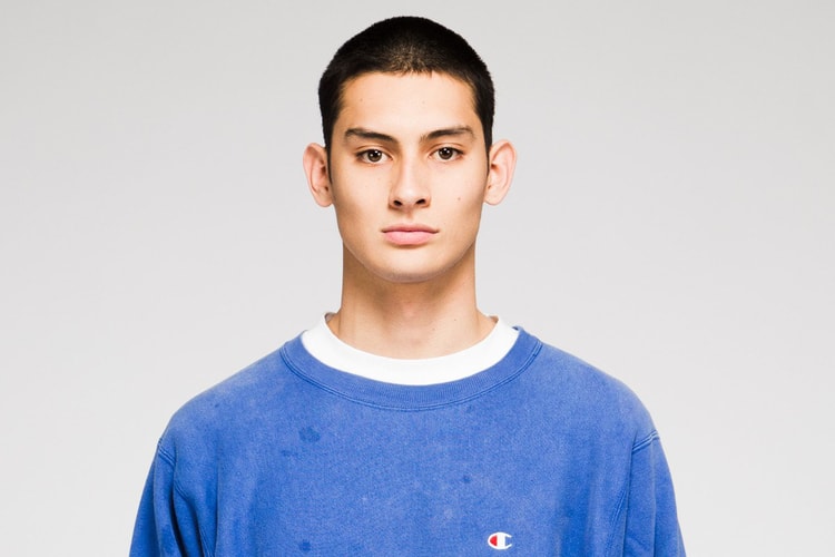 Luda Khanlari Debuts Reworked Champion Sweaters as Part of His 2017 Fall/Winter Collection