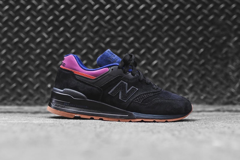 New Balance 997 Magnet Colorway Black Purple Pink Red N Logo Suede Gum Brown Rubber Sole