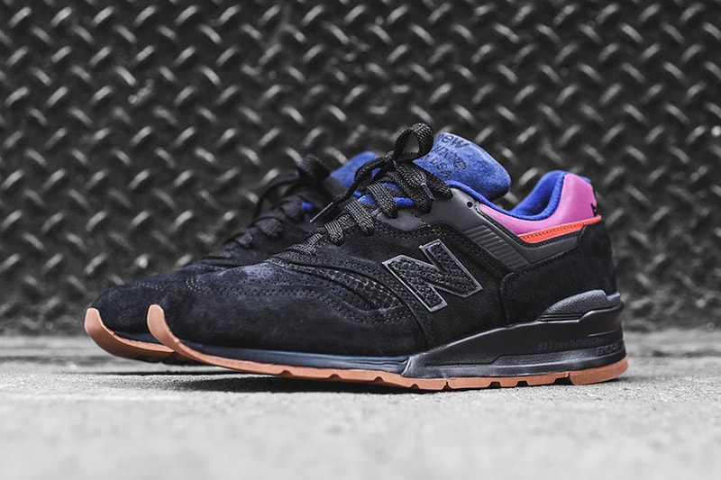 New Balance 997 Magnet Colorway Black Purple Pink Red N Logo Suede Gum Brown Rubber Sole