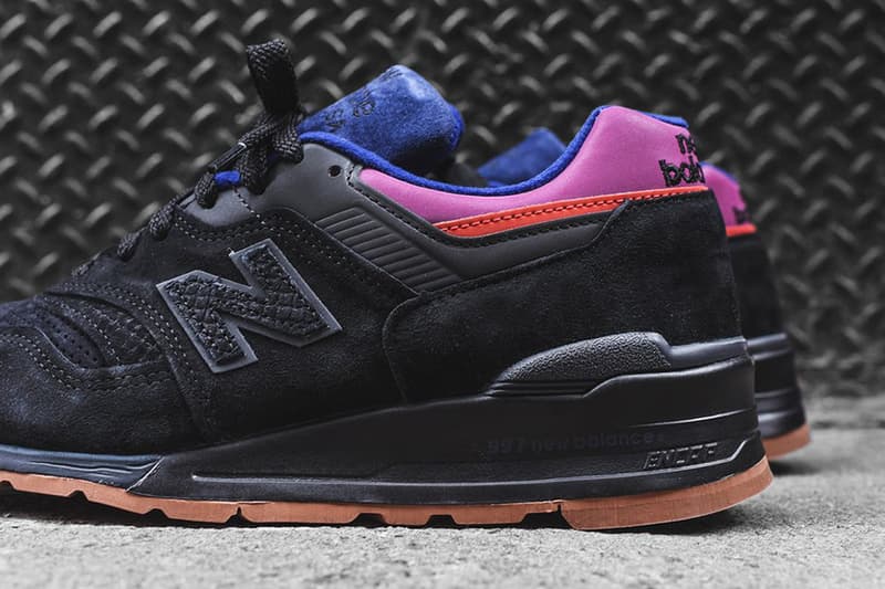 New Balance 997 Magnet Colorway Black Purple Pink Red N Logo Suede Gum Brown Rubber Sole