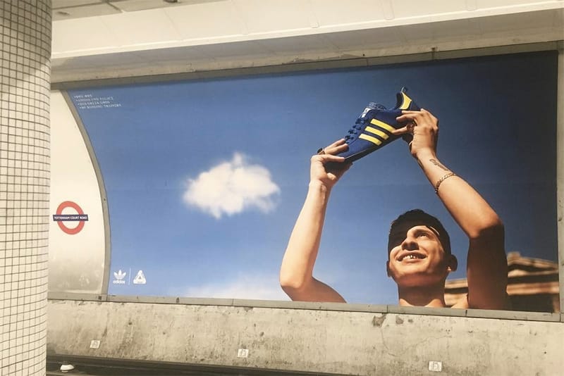 Palace x adidas Originals Collaboration Revealed With an Ad in London's Underground