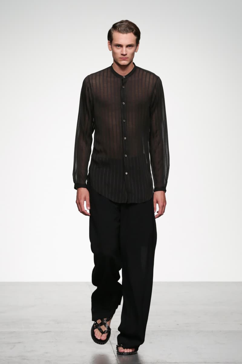 Songzio 2018 Spring Summer Collection London Fashion Week Men's