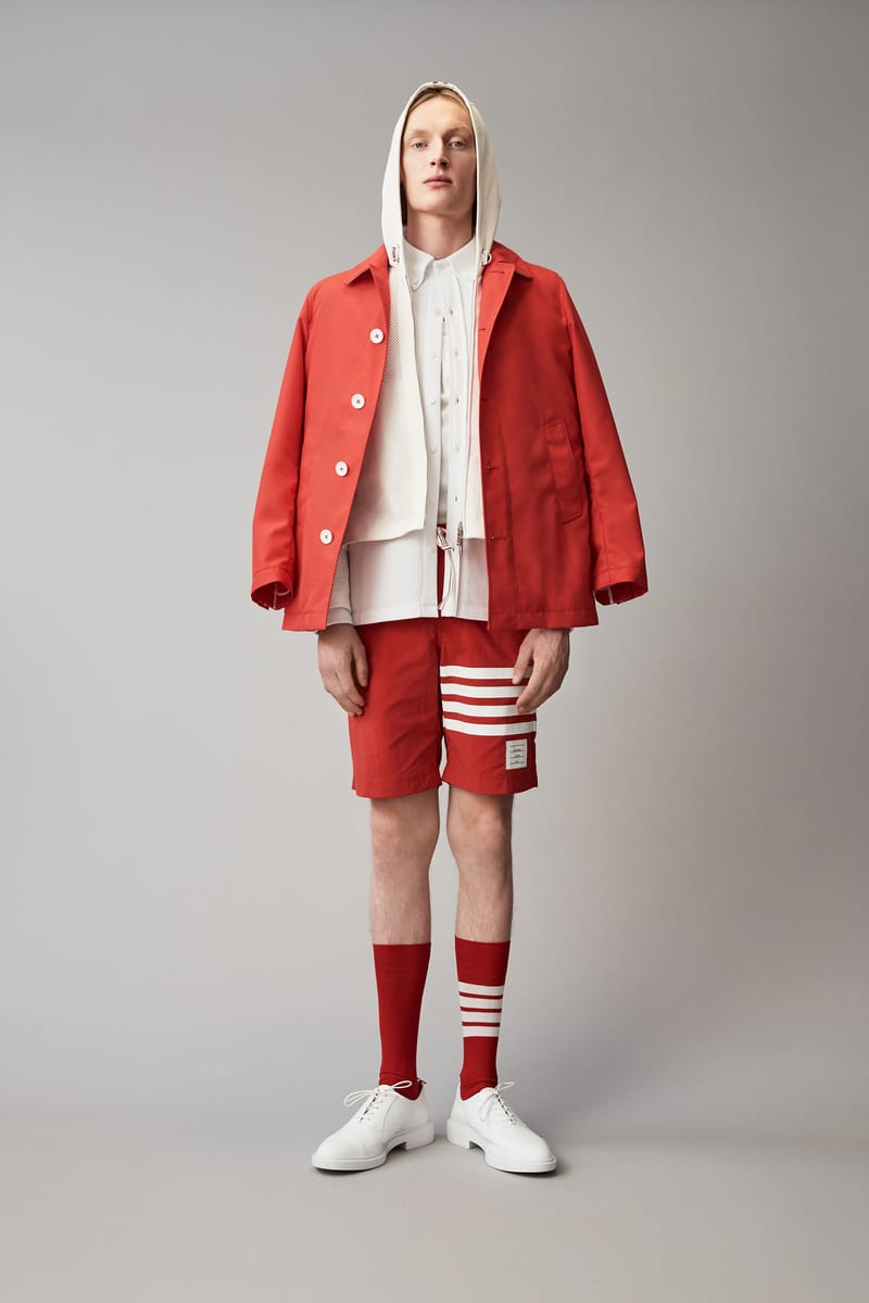 Short THOM BROWNE Woman color Red