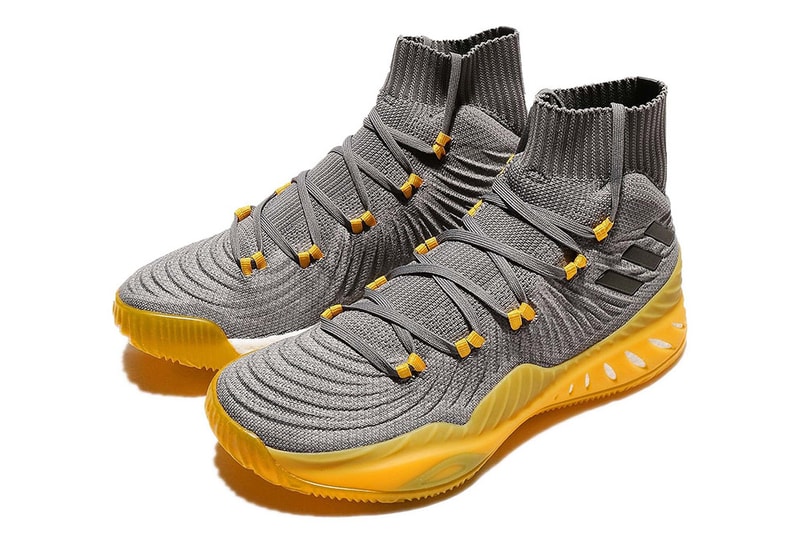 adidas Crazy Explosive 2017 Primeknit Grey Yellow