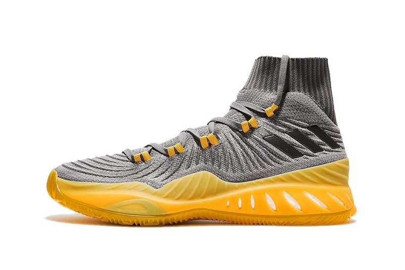 adidas Crazy Explosive 2017 Primeknit Grey Yellow