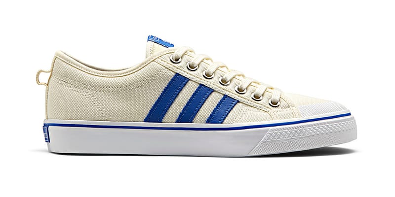 adidas nizza off white blue