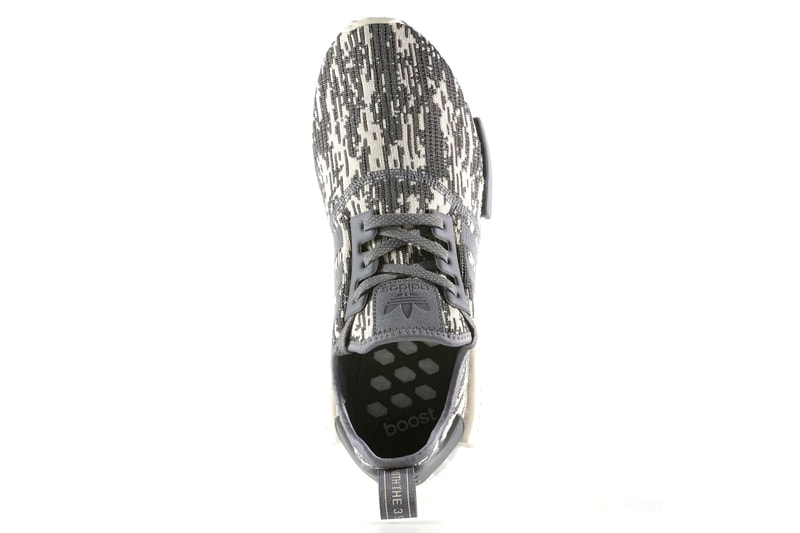 adidas NMD R1 Primeknit Glitch Camo Grey Linen
