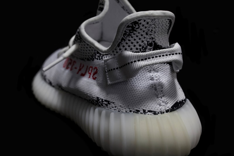 adidas Originals YEEZY BOOST 350 V2 Zebra Available at GOAT back shot