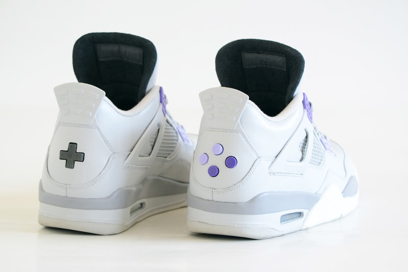 Air Jordan 4 SNES US NBA Jam Custom Sneakers