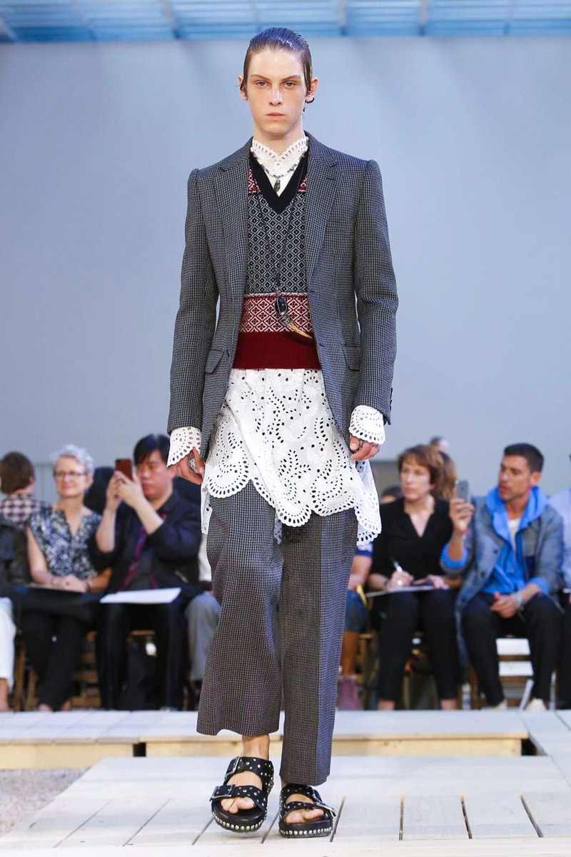Alexander McQueen 2018 Spring/Summer Collection Paris Fashion Week Men's