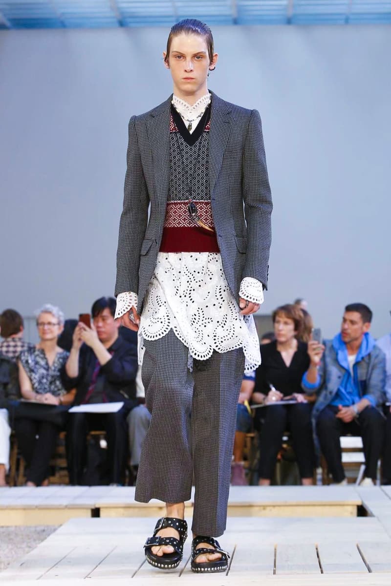 Alexander McQueen 2018 Spring/Summer Collection Paris Fashion Week Men's