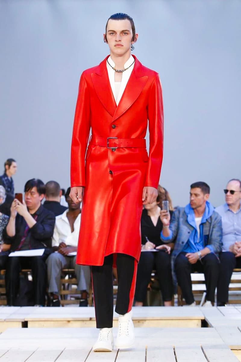 Alexander McQueen 2018 Spring/Summer Collection Paris Fashion Week Men's