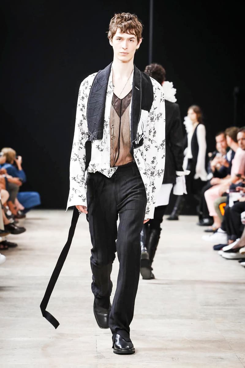 Ann Demeulemeester 2018 Spring/Summer Collection Paris Fashion Week Men's Runway Show