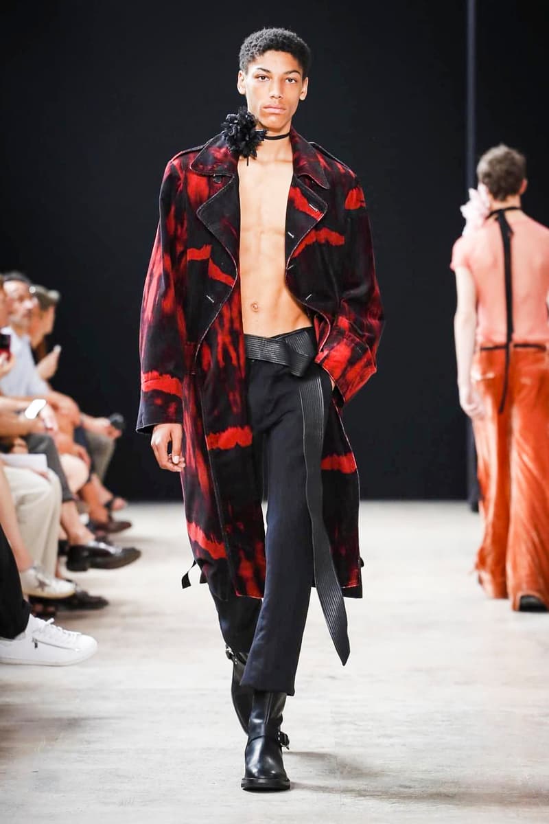 Ann Demeulemeester 2018 Spring/Summer Collection Paris Fashion Week Men's Runway Show