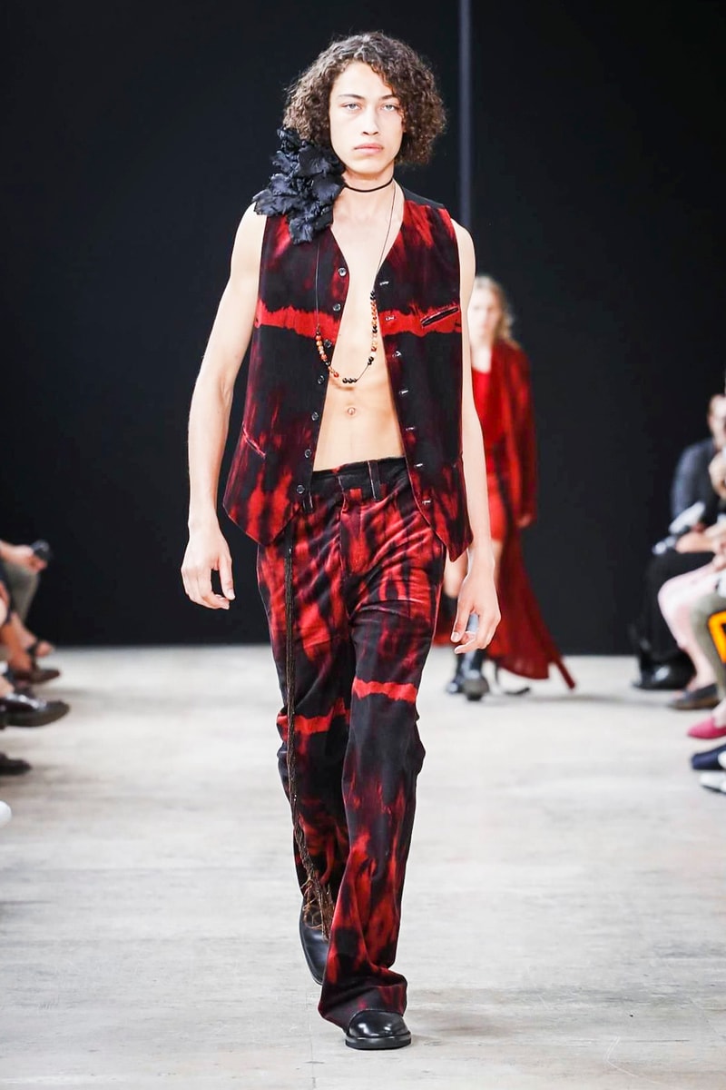 Ann Demeulemeester 2018 Spring/Summer Collection Paris Fashion Week Men's Runway Show
