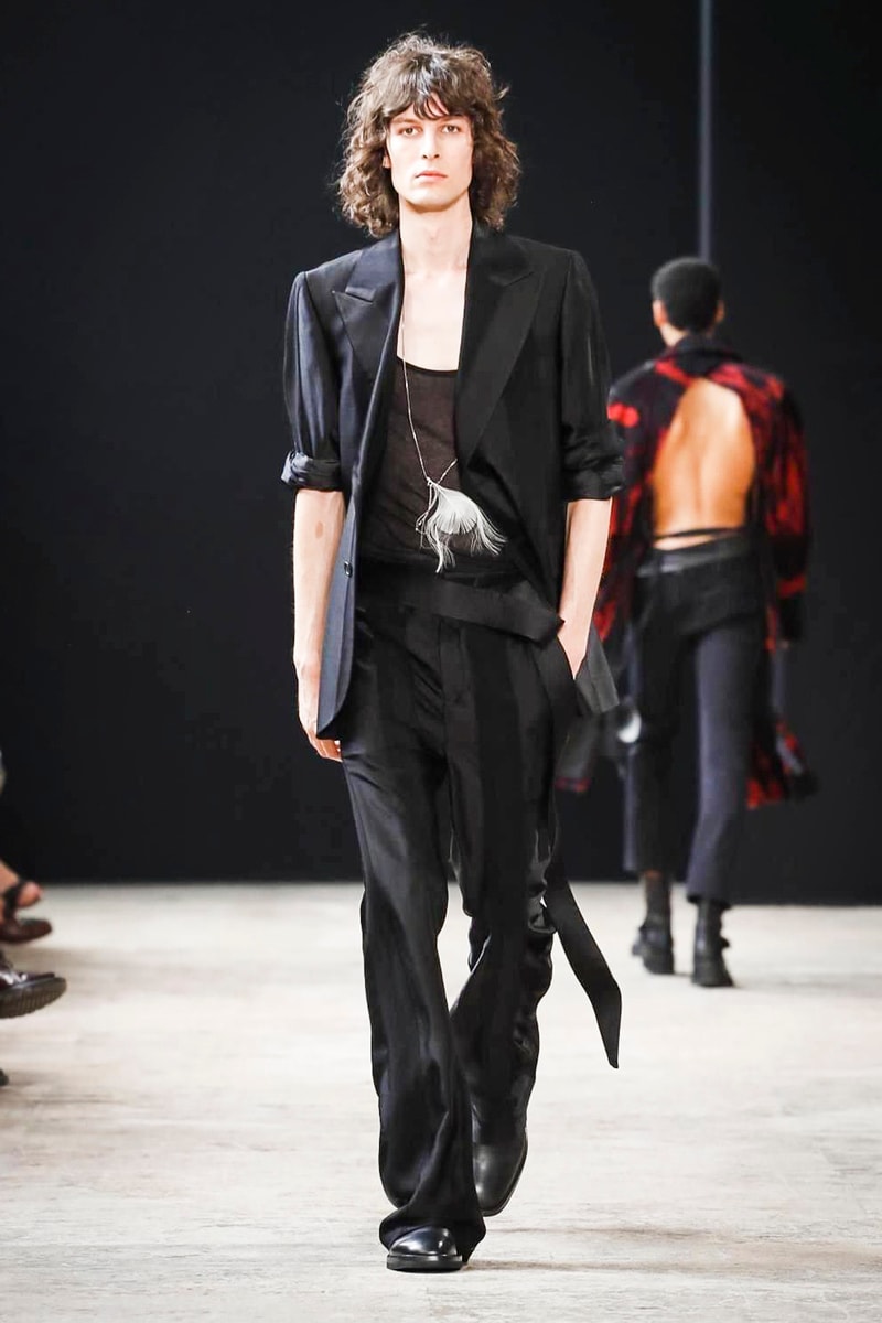 Ann Demeulemeester 2018 Spring/Summer Collection Paris Fashion Week Men's Runway Show