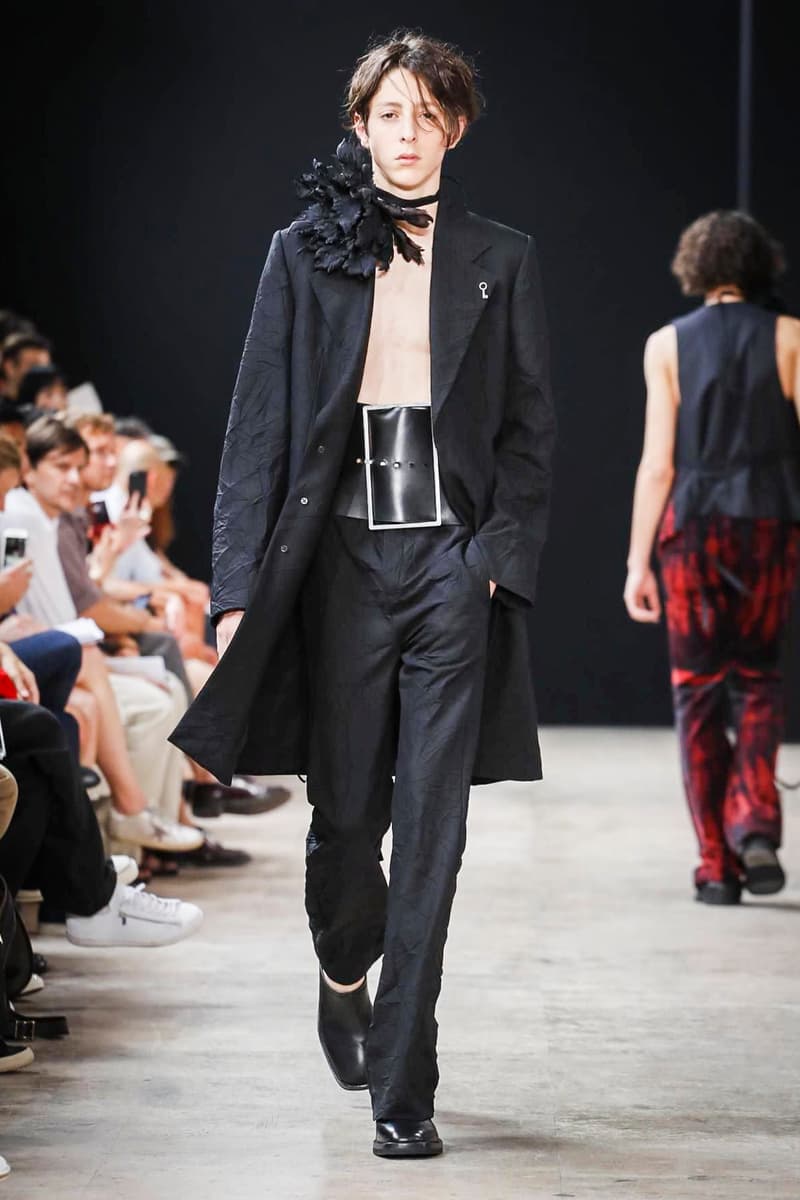 Ann Demeulemeester 2018 Spring/Summer Collection Paris Fashion Week Men's Runway Show