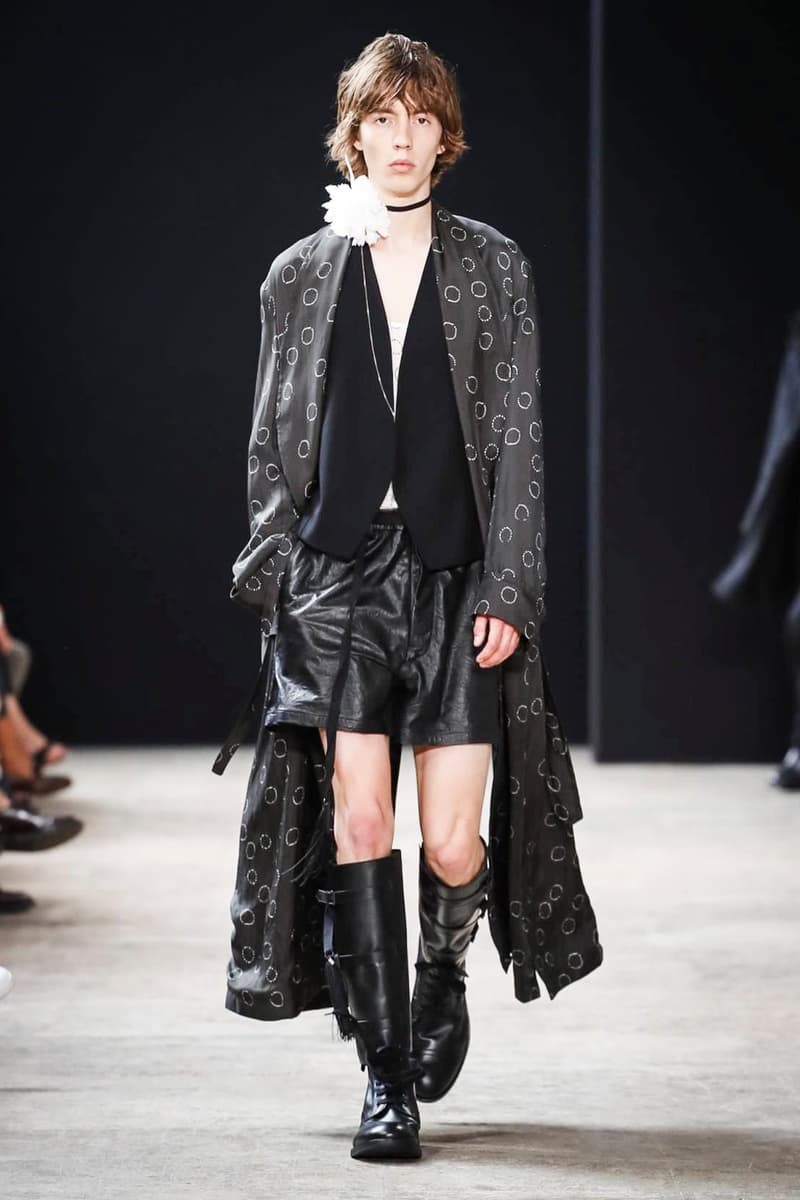 Ann Demeulemeester 2018 Spring/Summer Collection Paris Fashion Week Men's Runway Show