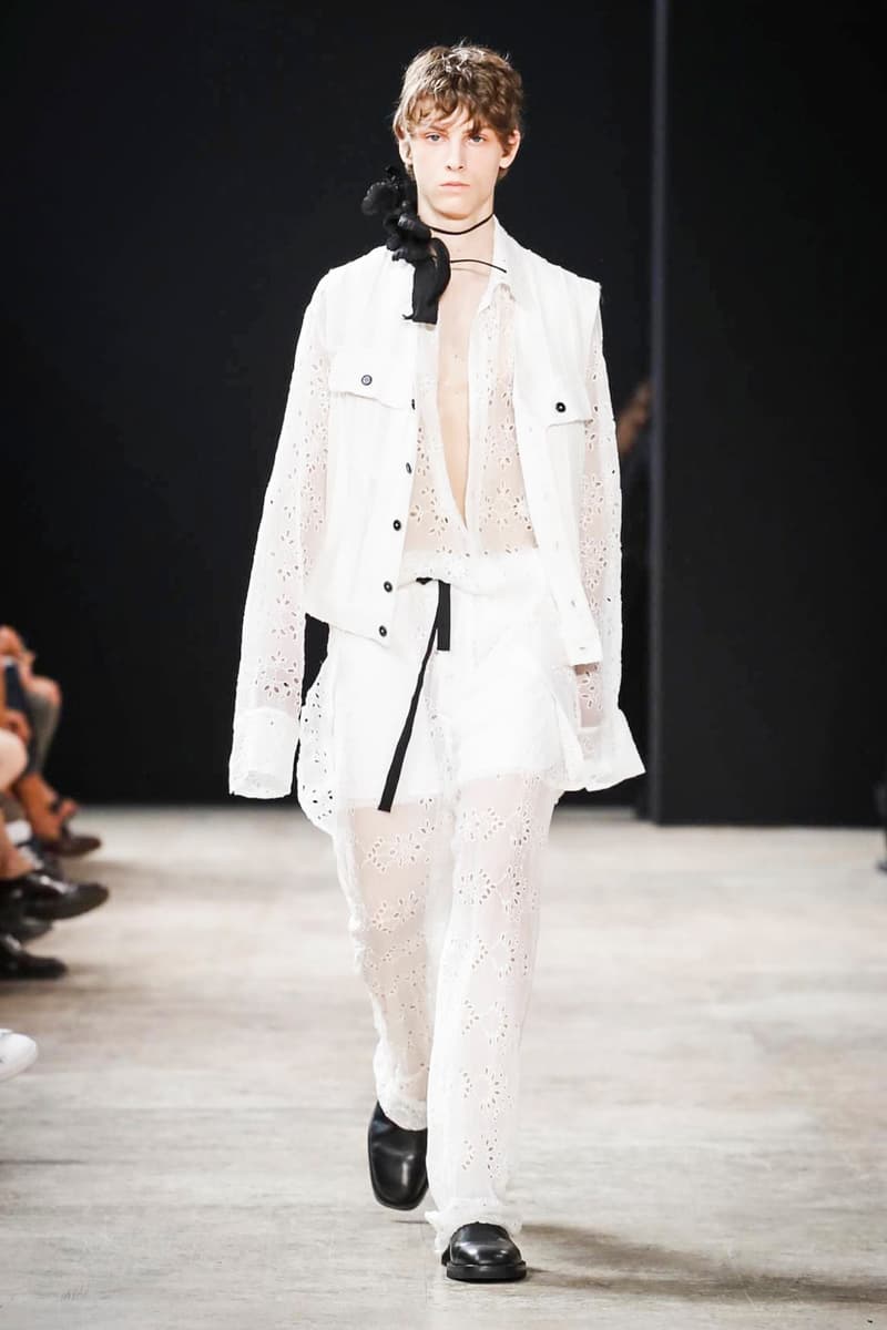 Ann Demeulemeester 2018 Spring/Summer Collection Paris Fashion Week Men's Runway Show