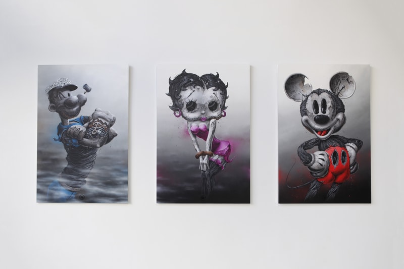 Avenue des Arts New Gallery Downtown Los Angeles Artwork Murals Hopare Pez Matt Gondek Pixel Pancho MonkeyBird Seen Kan Nicolas Giquel