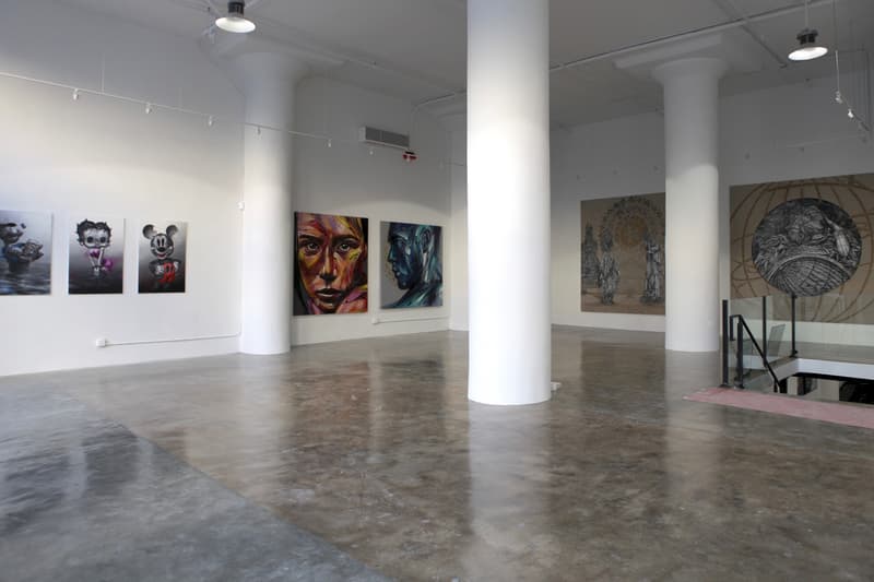 Avenue des Arts New Gallery Downtown Los Angeles Artwork Murals Hopare Pez Matt Gondek Pixel Pancho MonkeyBird Seen Kan Nicolas Giquel