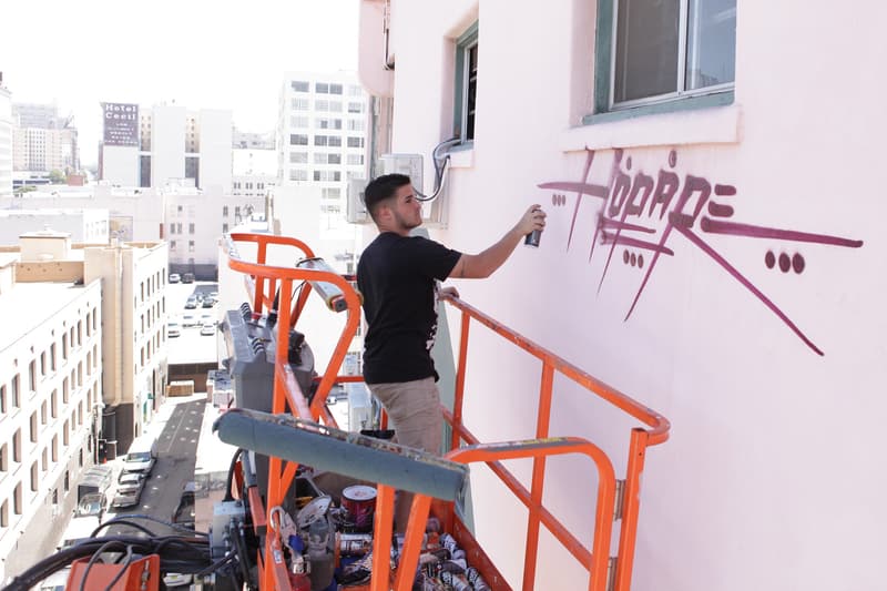 Avenue des Arts New Gallery Downtown Los Angeles Artwork Murals Hopare Pez Matt Gondek Pixel Pancho MonkeyBird Seen Kan Nicolas Giquel